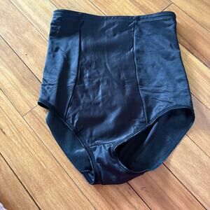 Miraclesuit Black High Rise Compression Shaping Brief Size 2X